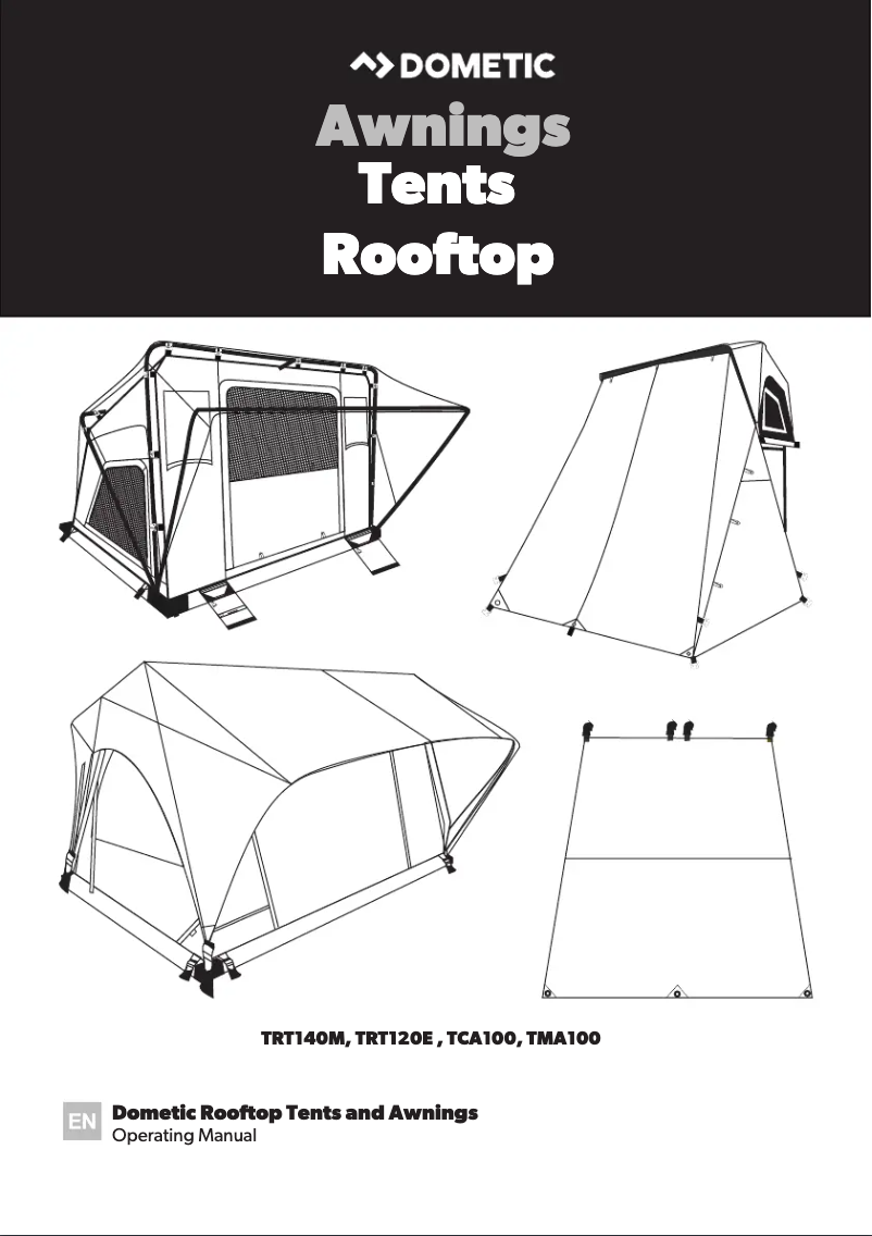 Page 1 de la notice Manuel utilisateur Dometic TCA100