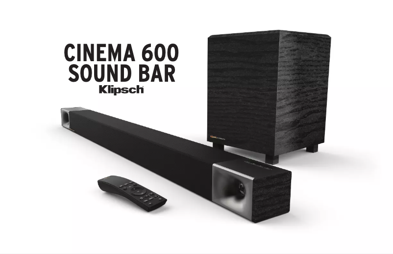 Page 1 de la notice Manuel utilisateur Klipsch Cinema 600