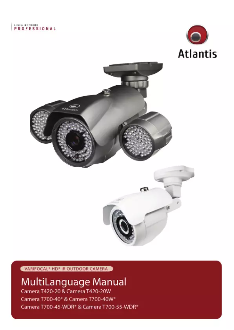 Page 1 de la notice Manuel utilisateur Atlantis Land A09-TT420-20BOX-W