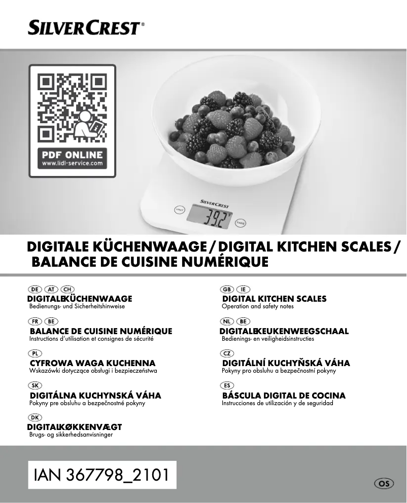 Página 1 del manual Manual de usuario SilverCrest HG06263B