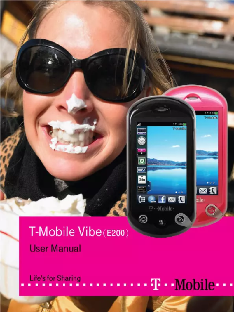 Page 1 de la notice Manuel utilisateur ZTE T-Mobile Vibe E200