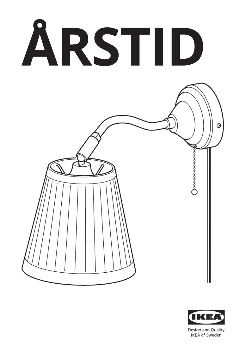 Image de la première page du manuel de l'appareil ÅRSTID 201.638.78