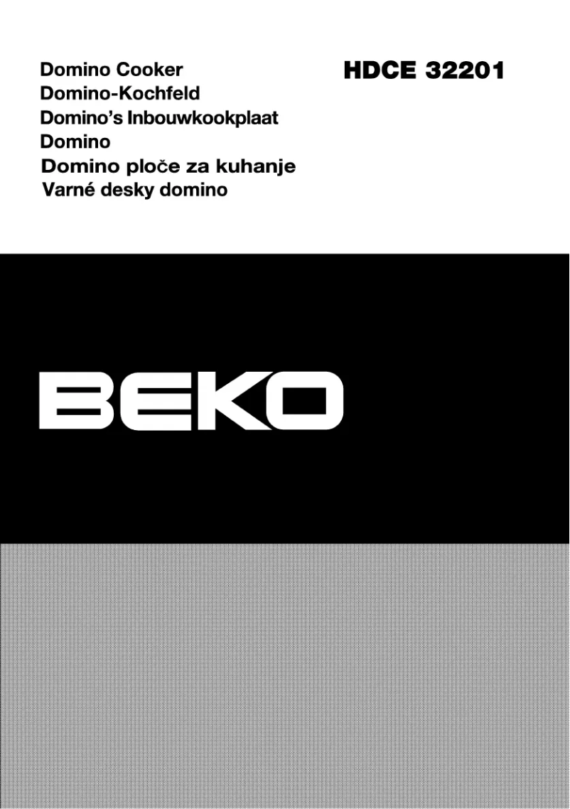 Page 1 de la notice Manuel utilisateur Beko HDCE 32201