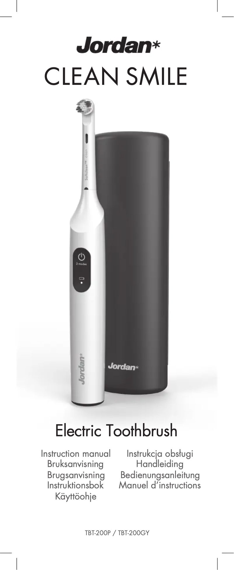Page 1 de la notice Manuel utilisateur Jordan Clean Smile