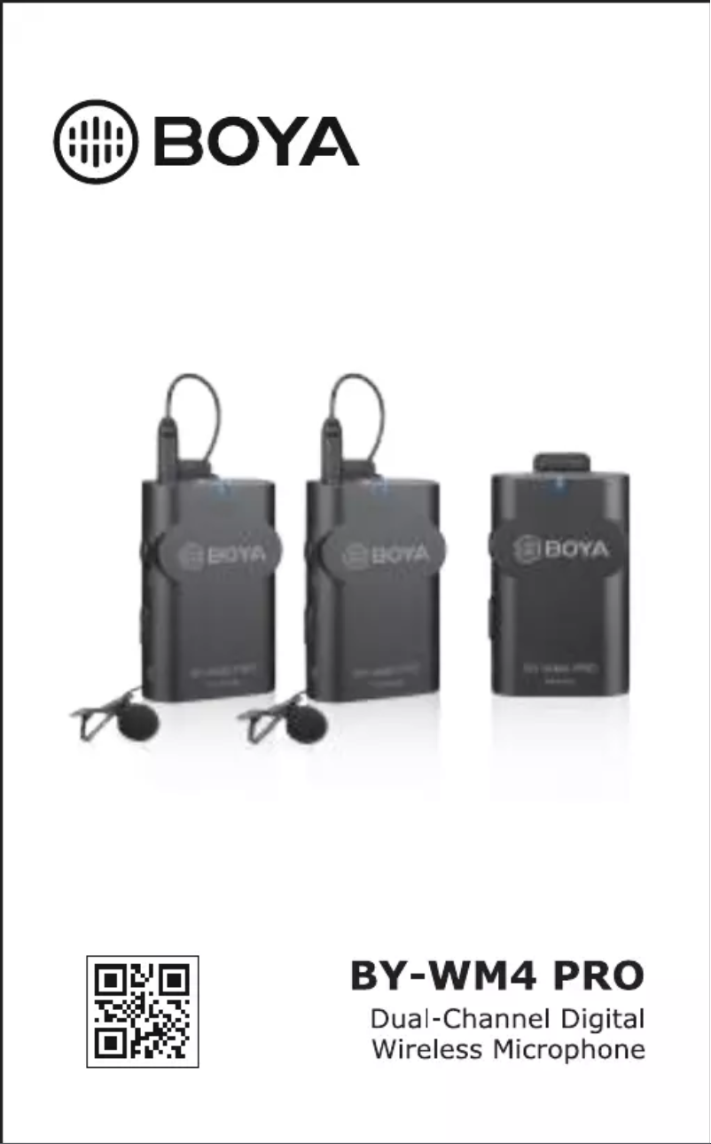 Página 1 del manual Manual de usuario BOYA BY-WM4 PRO-K5