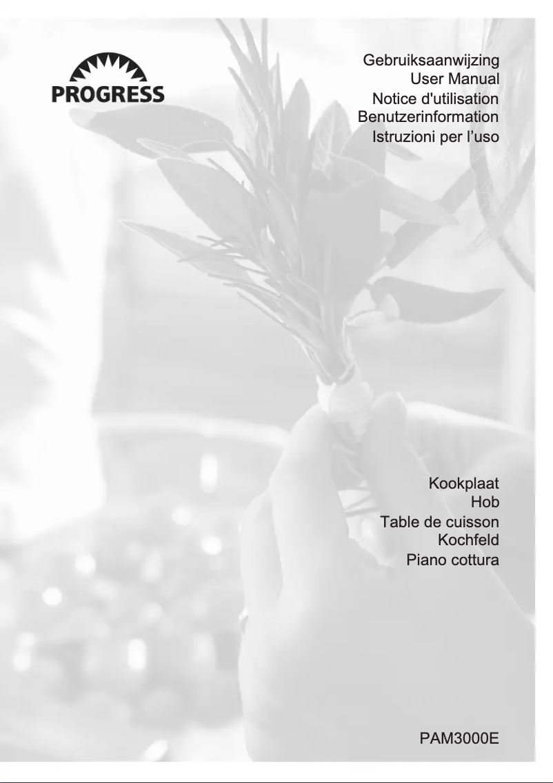 Page 1 de la notice Manuel utilisateur Progress PAM3000E