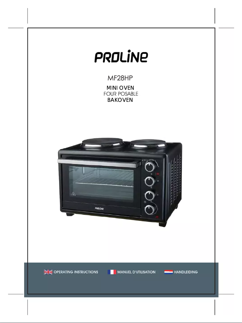 Page 1 de la notice Manuel utilisateur Proline MF28HP