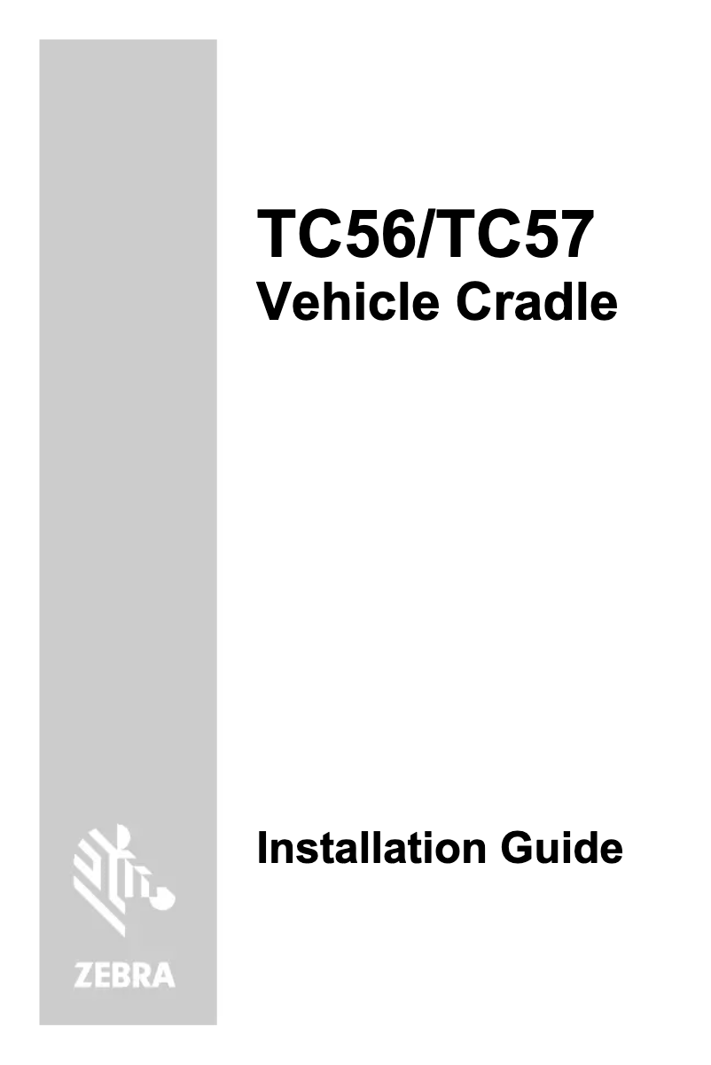 Page 1 de la notice Manuel utilisateur Zebra TC56