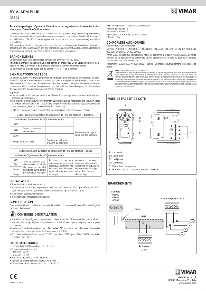 Página 1 del manual Manual de usuario Vimar 31528.C