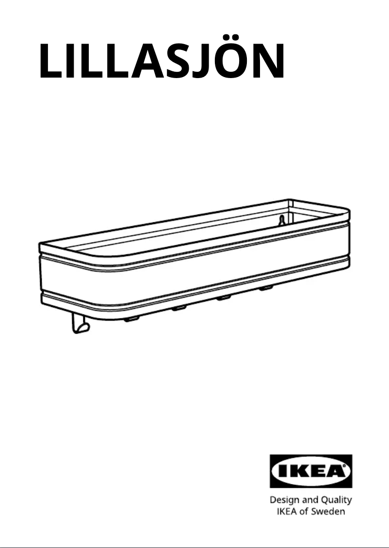 Page 1 de la notice Manuel utilisateur Ikea LILLASJÖN 304.780.24