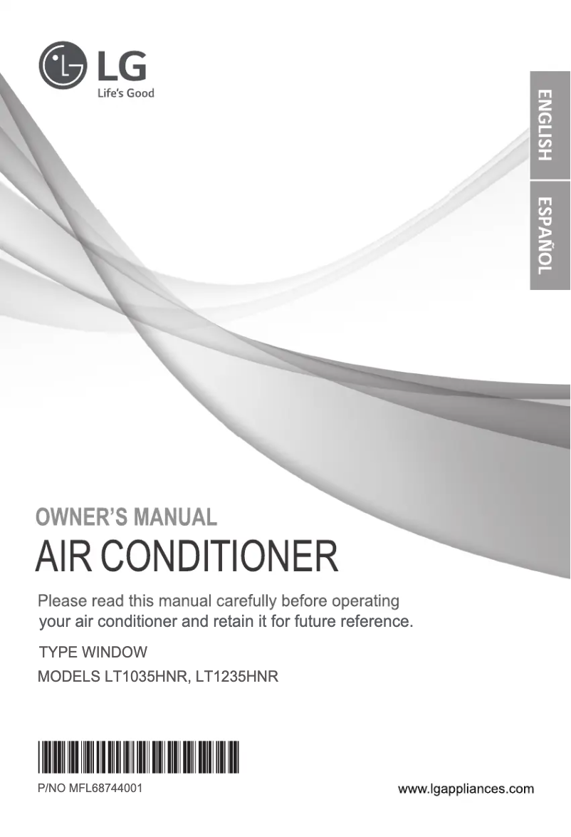 Page 1 de la notice Manuel utilisateur LG LT1235HNR