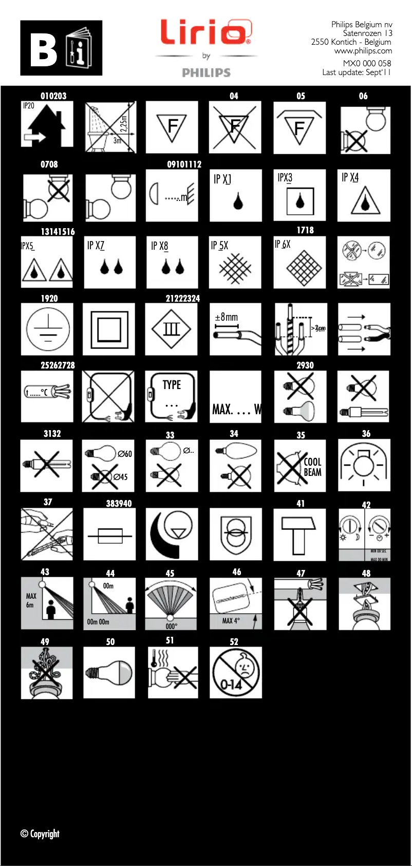 Page 1 de la notice Manuel utilisateur Philips 40221/17/LI