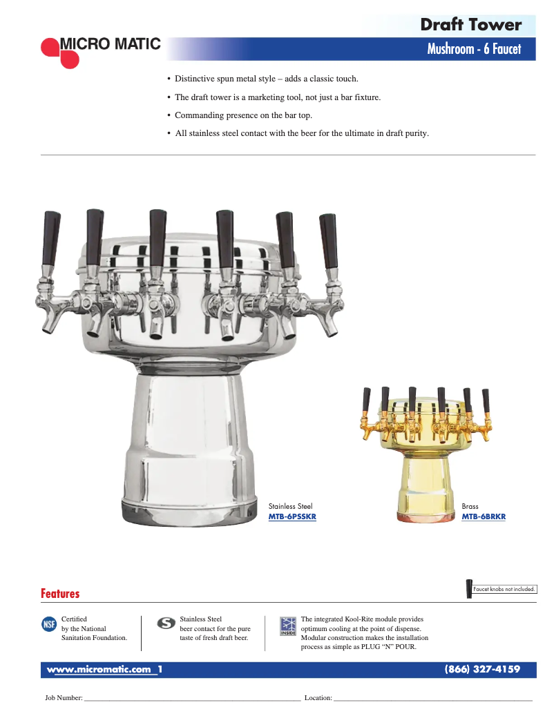 Página 1 del manual Manual de usuario Micro Matic MTB-6KR
