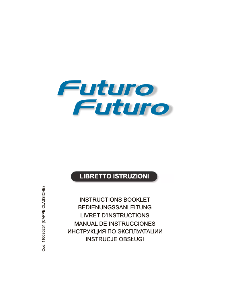 Page 1 de la notice Manuel utilisateur Futuro Futuro WL27MURALFA