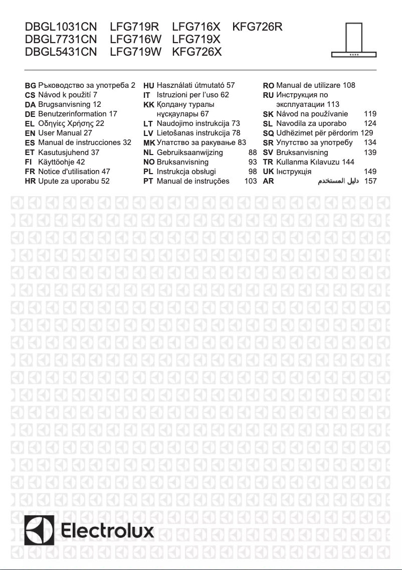 Página 1 del manual Manual de usuario Electrolux DBGL7731CN