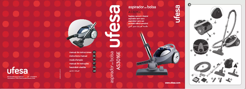 Página 1 del manual Manual de uso y mantenimiento Ufesa AS3016E