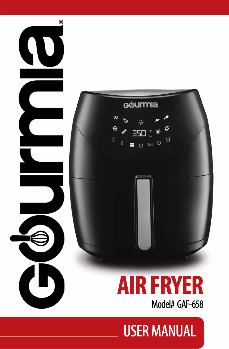 Page 1 de la notice Manuel utilisateur Gourmia GAF658