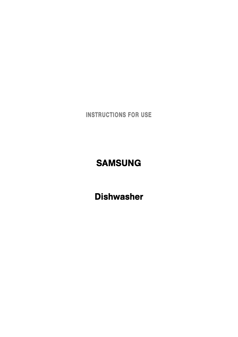 Page 1 de la notice Manuel utilisateur Samsung DMB28AFW