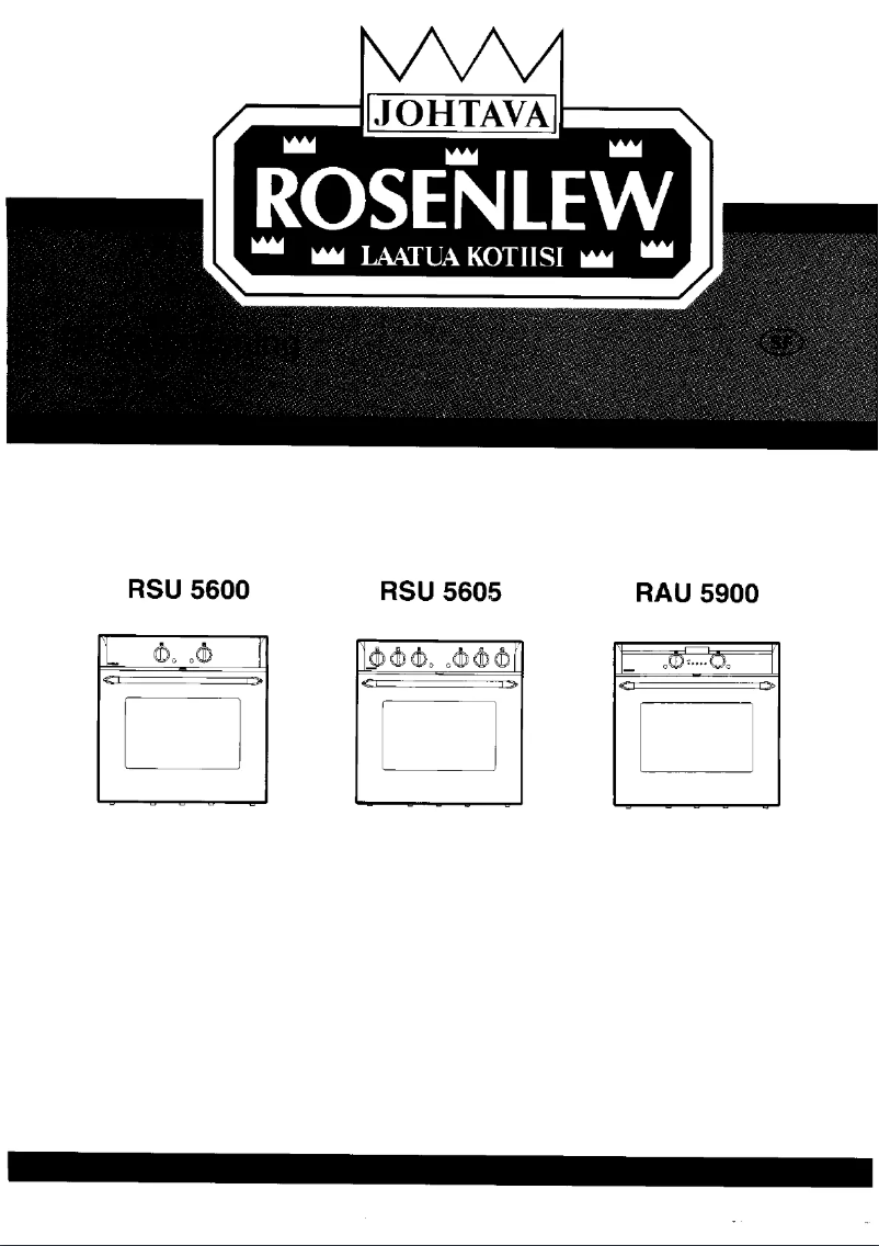 Page 1 of the manual User Manual Rosenlew RSU 5605
