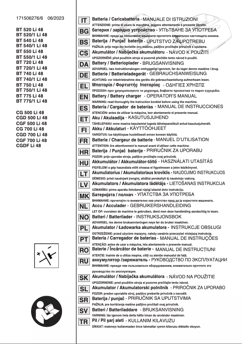 Page 1 of the manual User Manual Stiga EC 415 SU