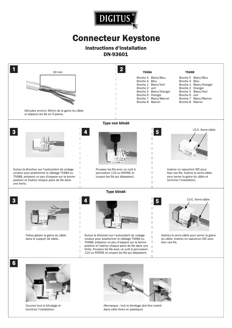 Page 1 of the manual User Manual Digitus DN-93601