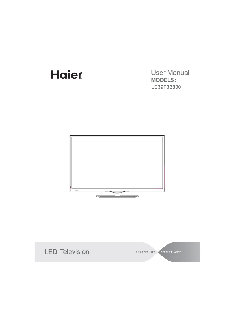 Page 1 of the manual User Manual Haier LE39F32800