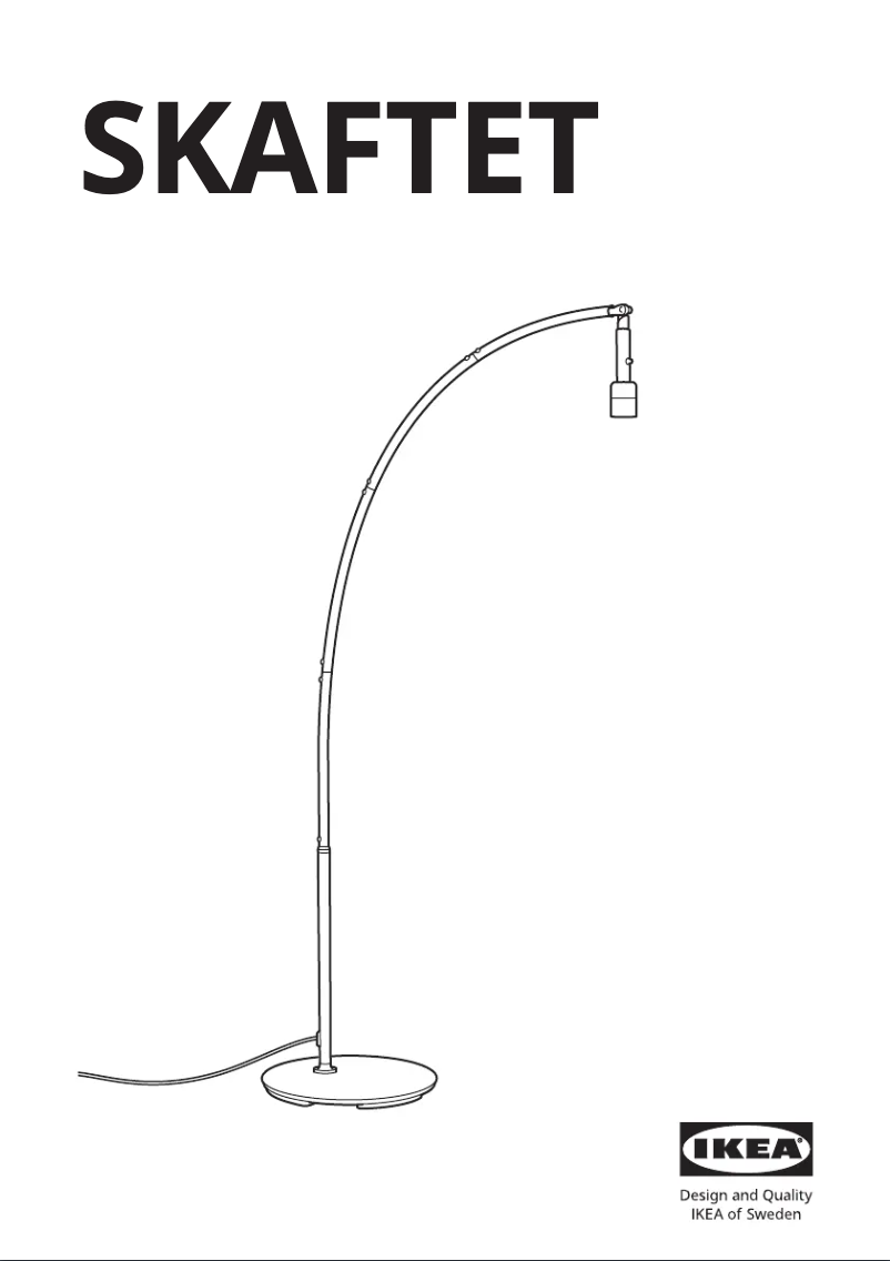 Page 1 de la notice Manuel utilisateur Ikea SKAFTET 905.442.95