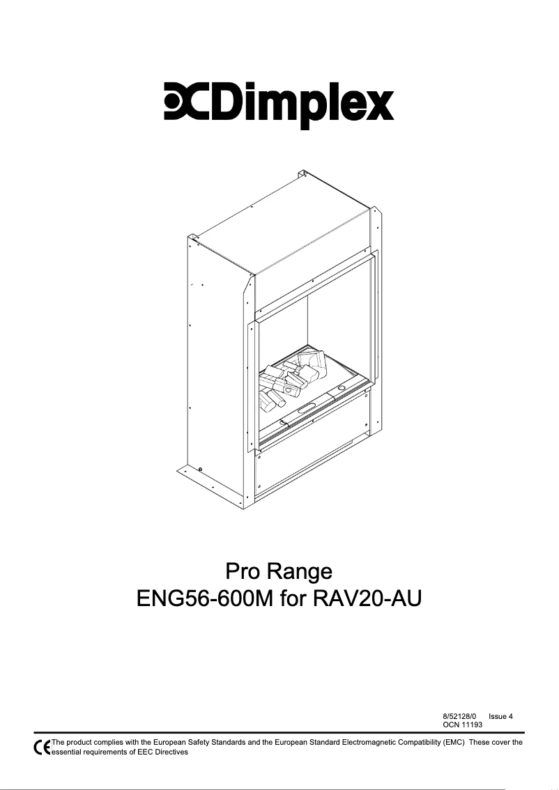 Page 1 de la notice Manuel utilisateur Dimplex RAV20-AU
