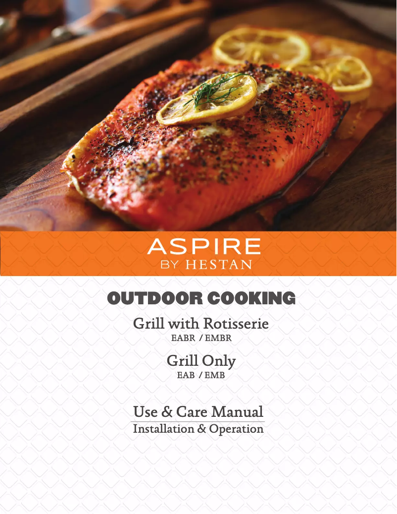 Page 1 de la notice Manuel utilisateur Hestan Aspire EMBR36-NG