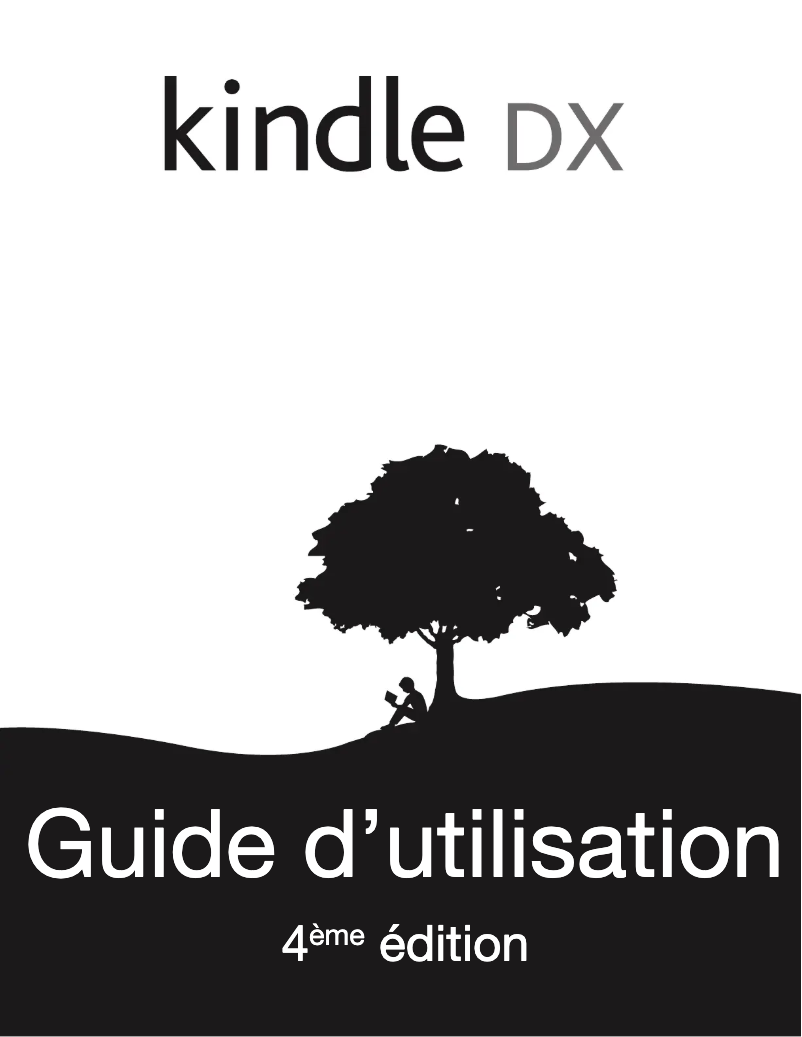 Page 1 de la notice Manuel utilisateur Amazon Kindle DX (4th gen)