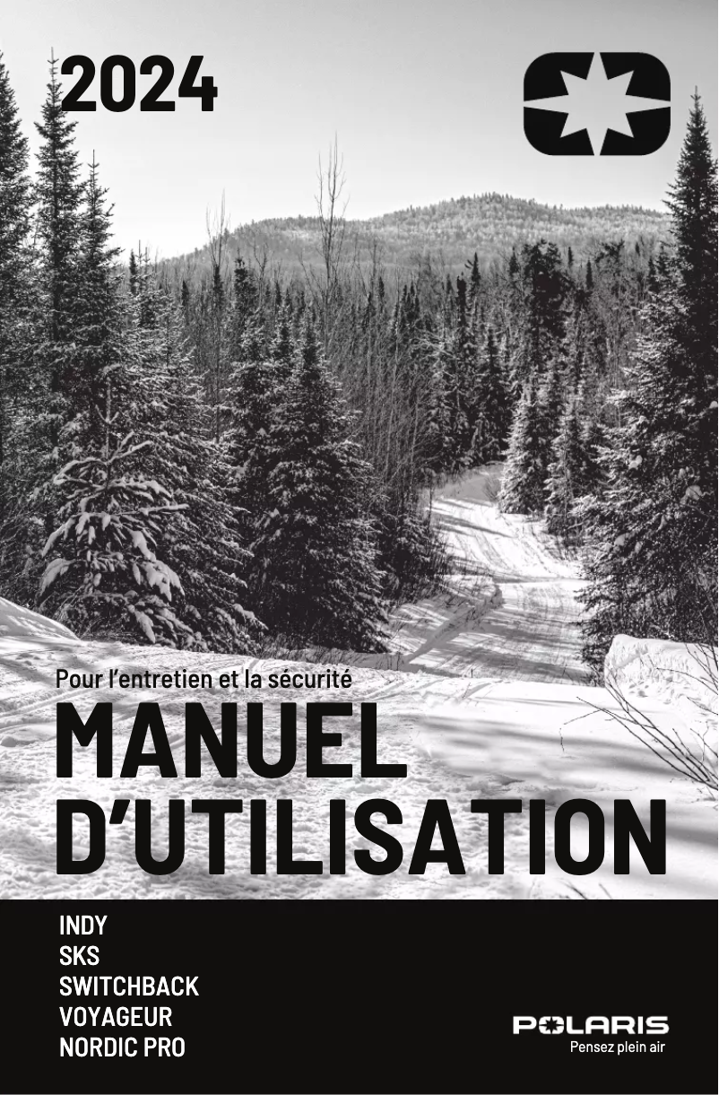 Page 1 de la notice Manuel utilisateur Polaris 650 INDY XC 137 (2024)
