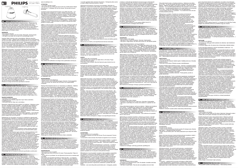 Page 1 de la notice Manuel utilisateur Philips 71769/53/16