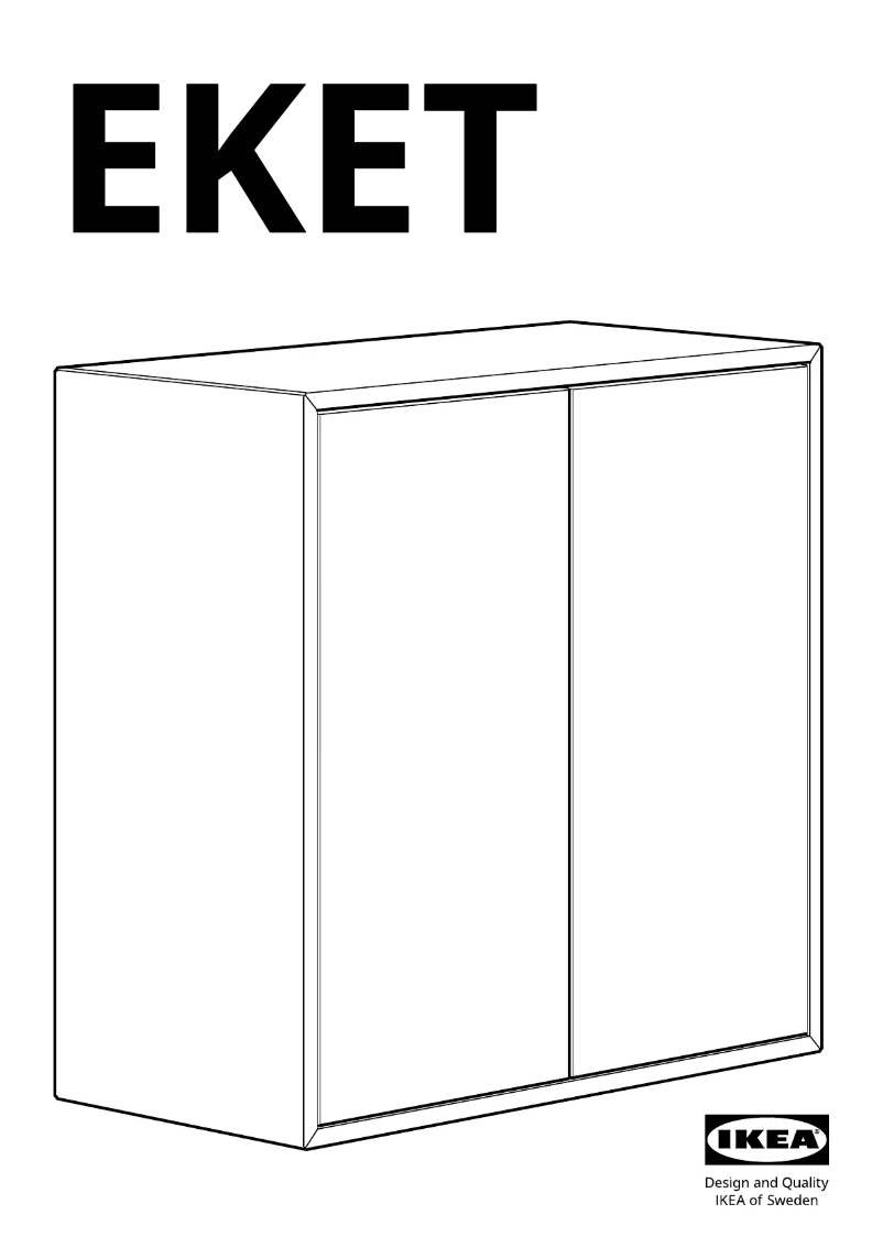 Page 1 de la notice Manuel utilisateur Ikea EKET 405.745.86