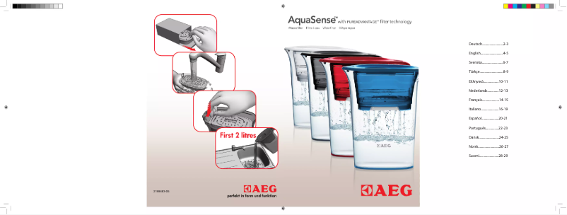 Página 1 del manual Manual de usuario AEG AWFLJL1