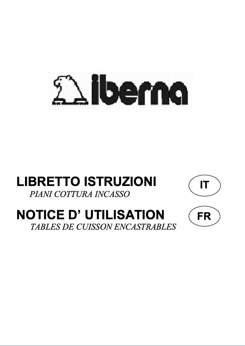 Page 1 de la notice Manuel utilisateur Iberna PI 461/6 AW