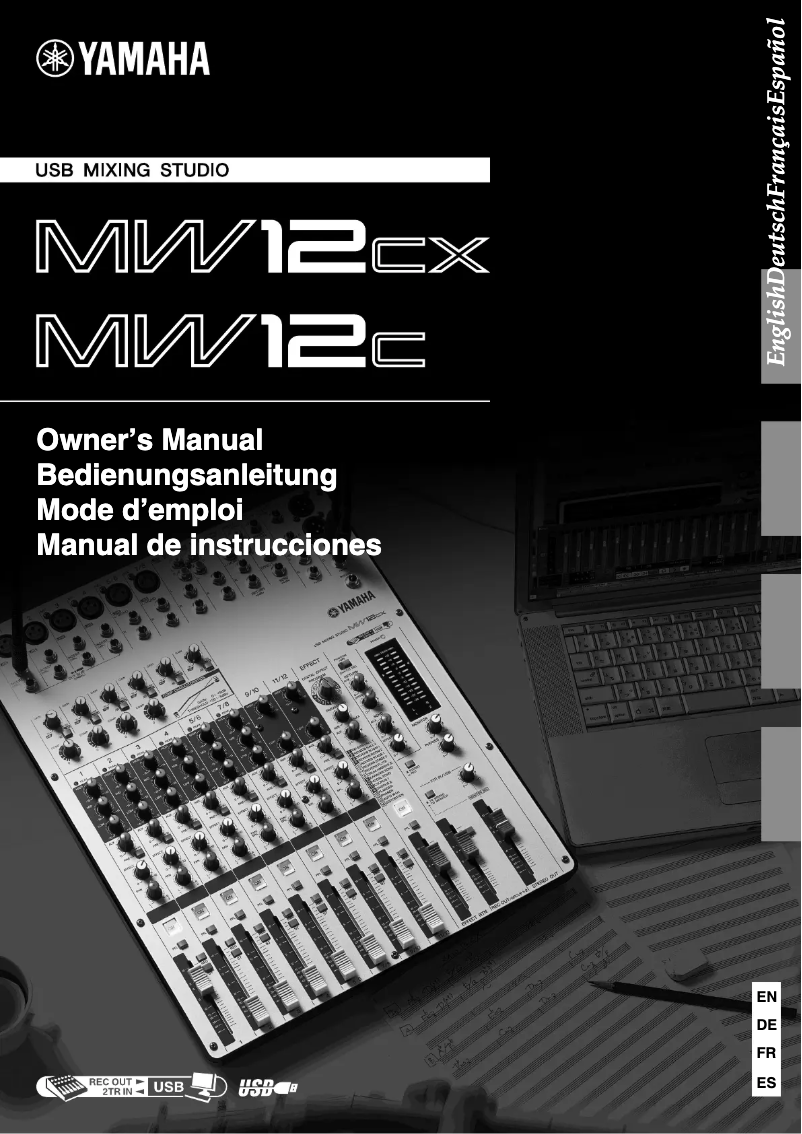 Page 1 de la notice Manuel utilisateur Yamaha MW12C