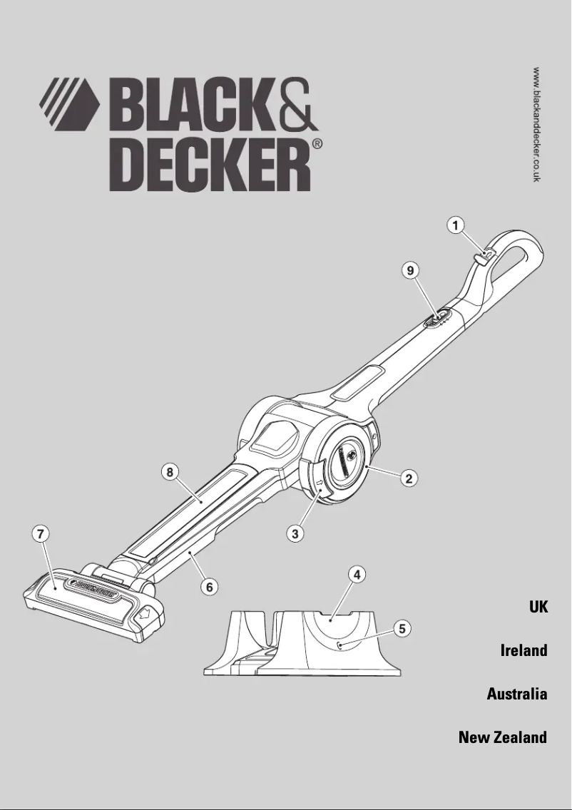 Page 1 de la notice Manuel utilisateur Black & Decker FV1205