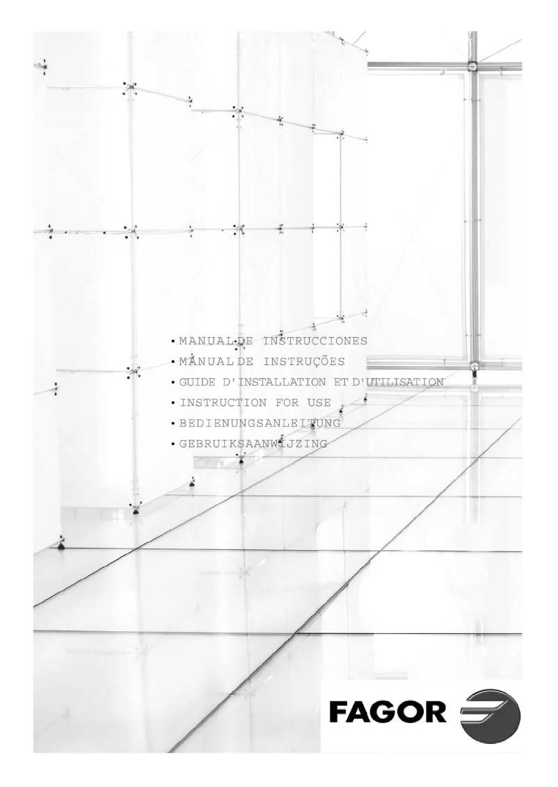 Page 1 de la notice Manuel utilisateur Fagor FFK1574