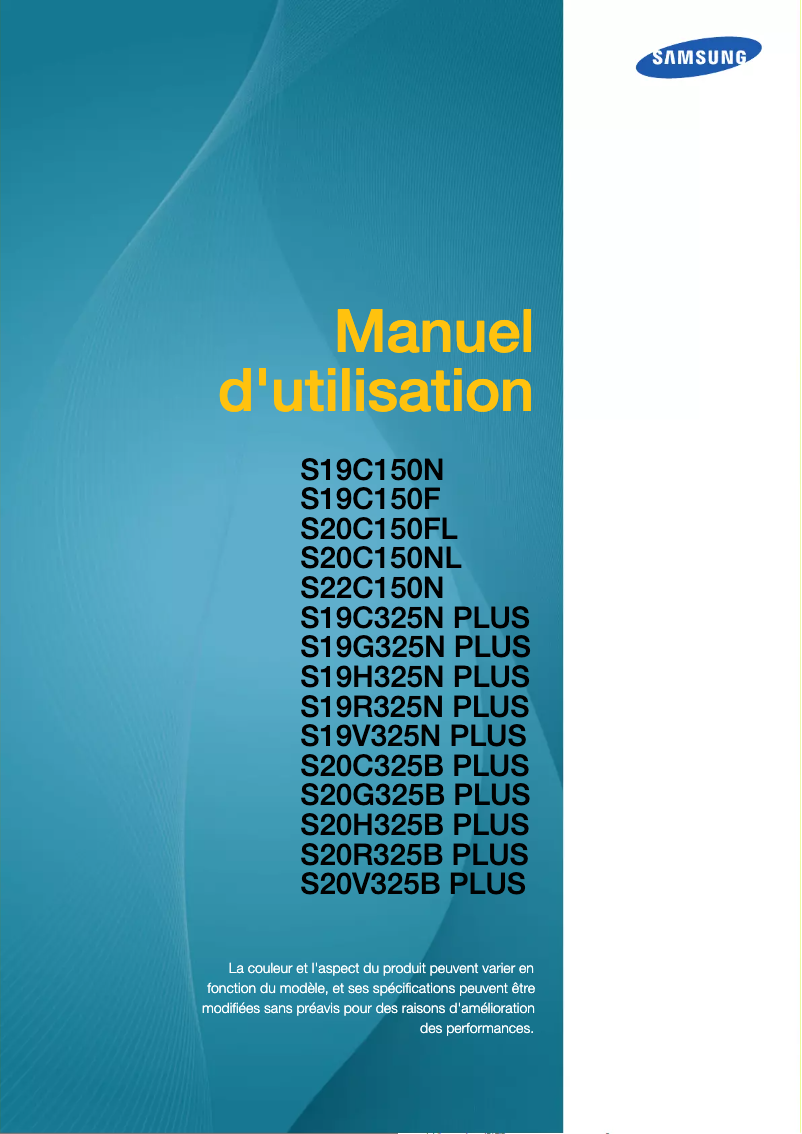 Página 1 del manual Manual de usuario Samsung SyncMaster S22B150N