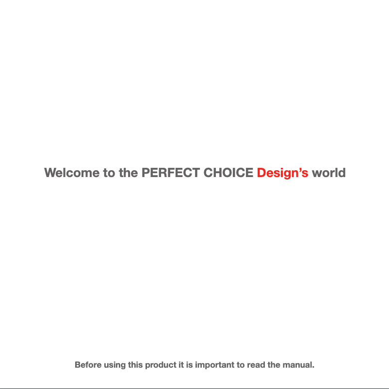 Page 1 de la notice Manuel utilisateur Perfect Choice PC-217237