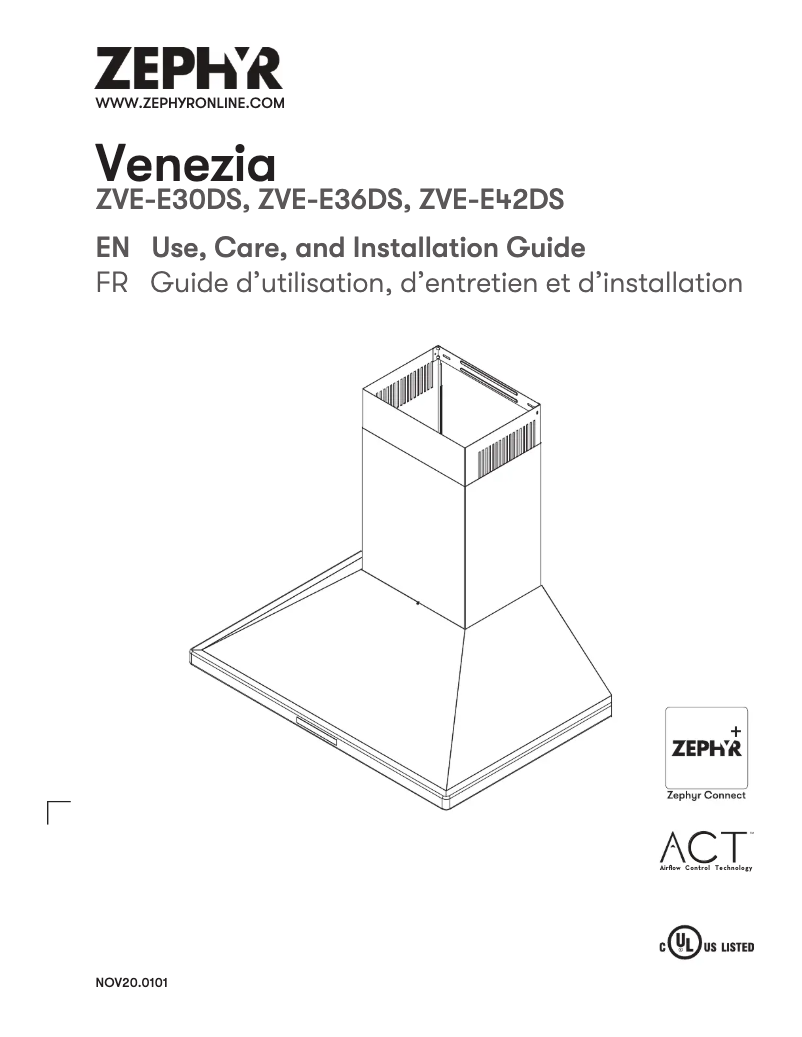 Página 1 del manual Manual de usuario Zephyr ZVE-E36DS