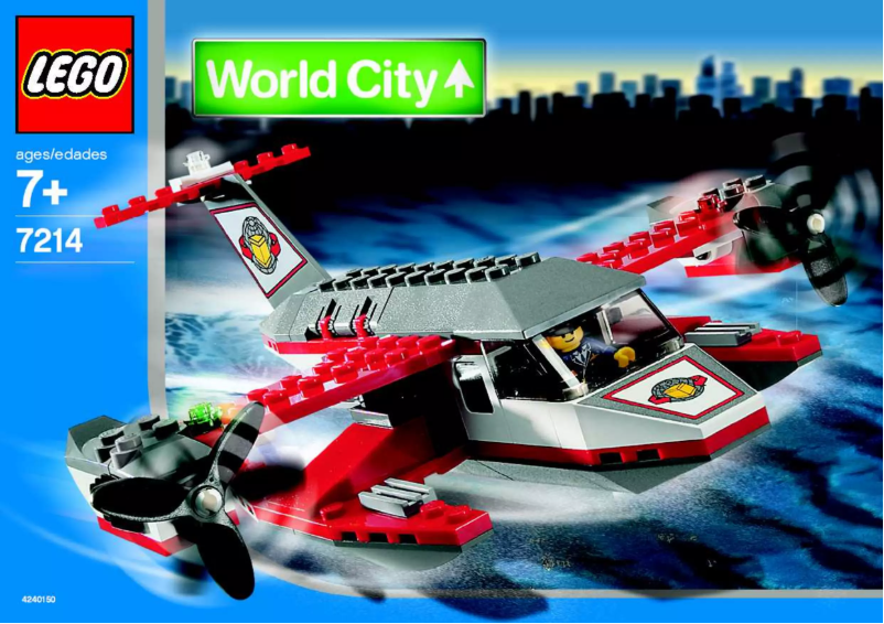 Page 1 de la notice Manuel utilisateur Lego World City 7214