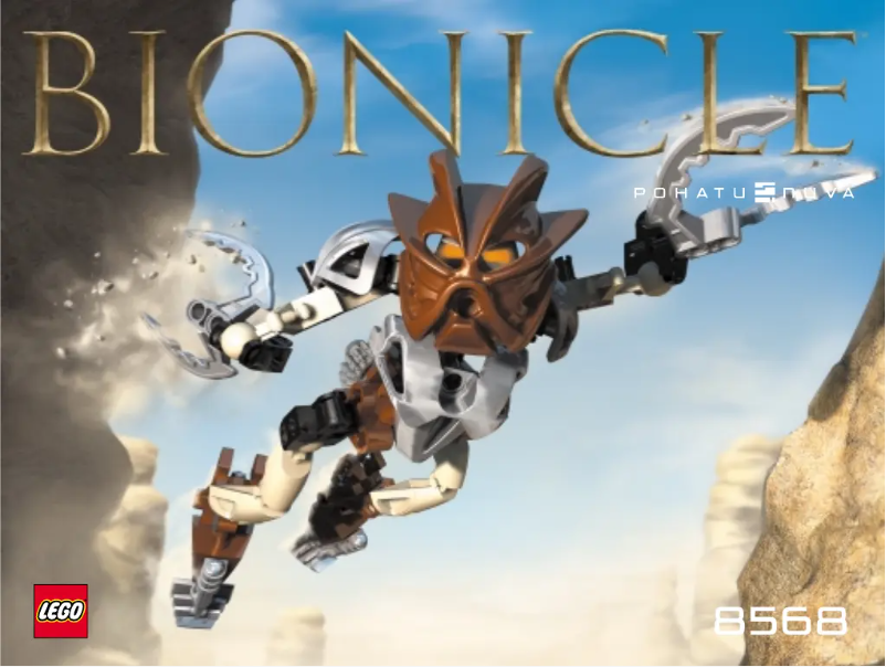Page 1 de la notice Manuel utilisateur Lego Bionicle 8568