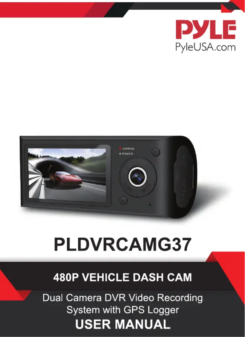 Page 1 de la notice Manuel utilisateur Pyle PLDVRCAMG37