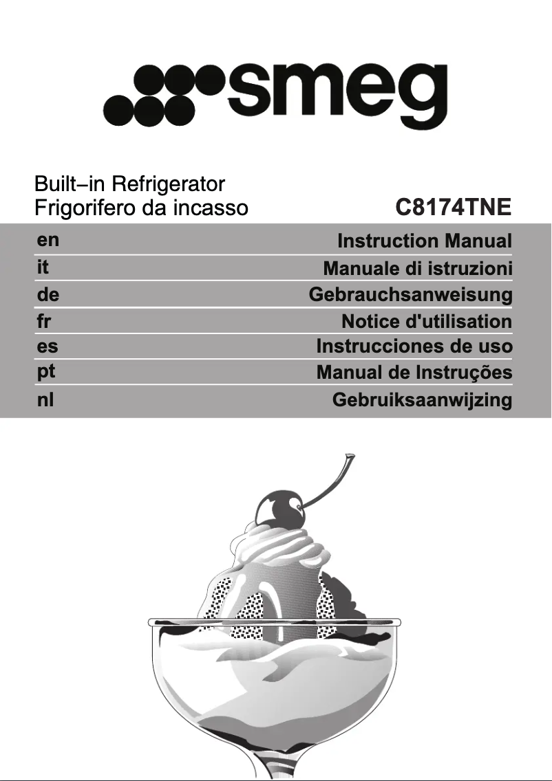 Page 1 de la notice Brochure Smeg C8174TNE