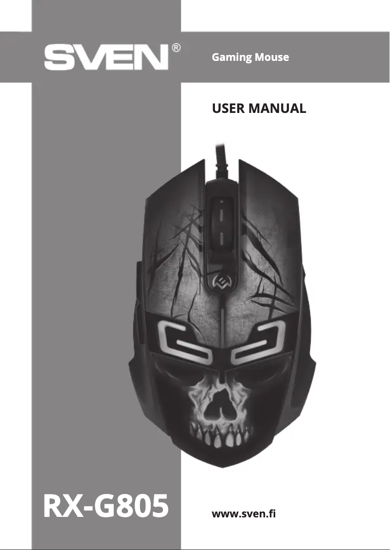 Page 1 de la notice Manuel utilisateur Sven RX-G805
