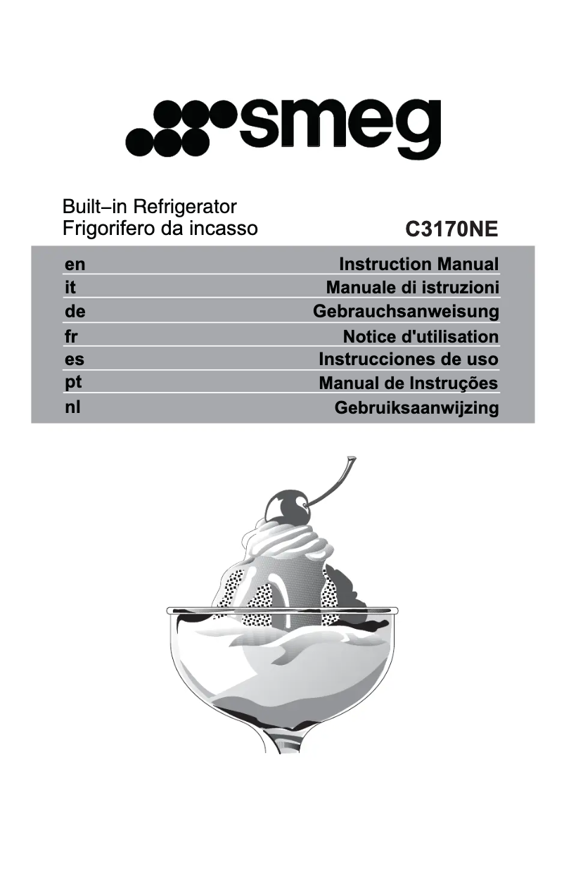 Page 1 de la notice Brochure Smeg C3170NE
