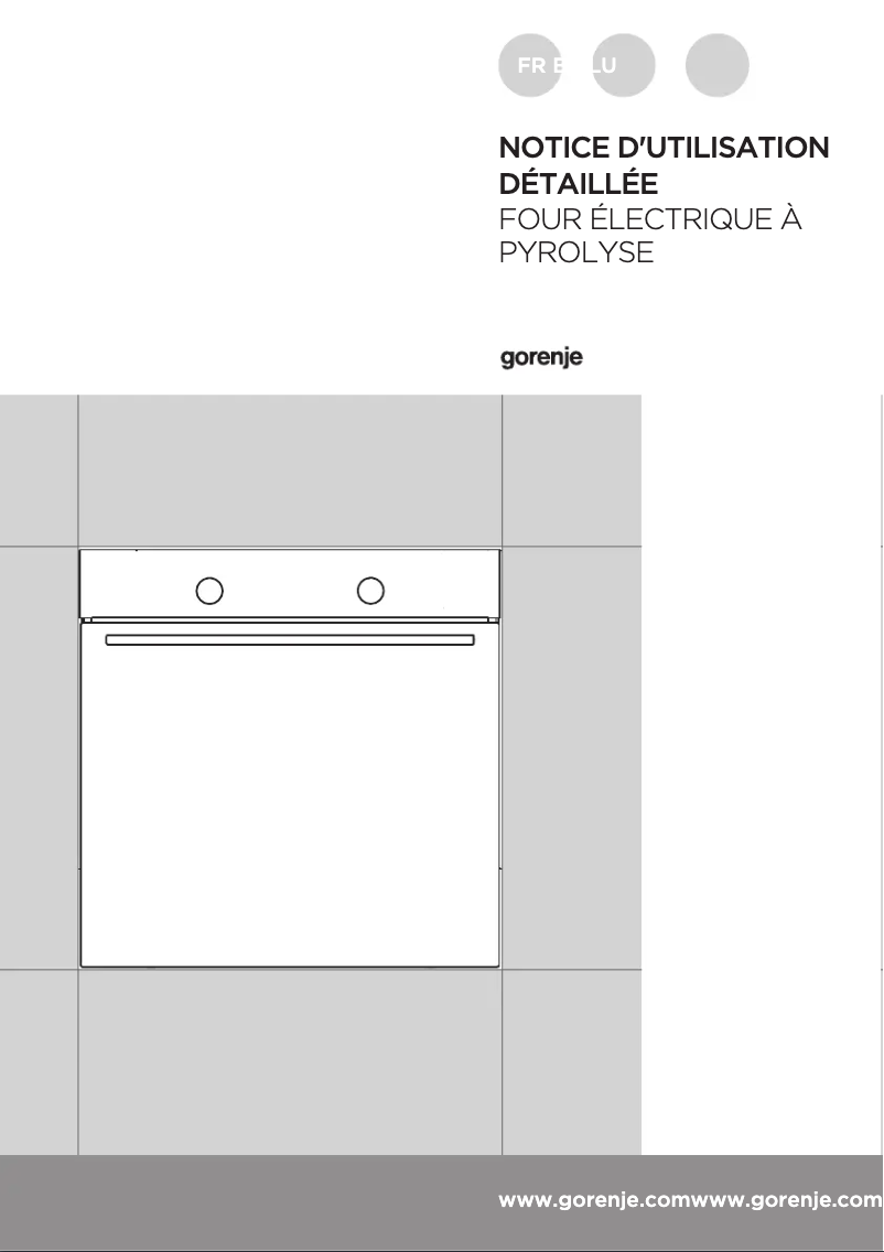 Page 1 de la notice Manuel utilisateur Gorenje BOP647A35XG