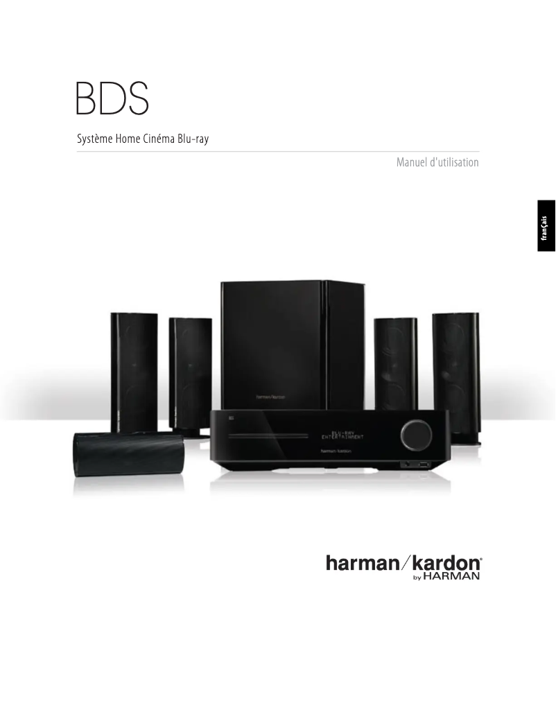 Page 1 de la notice Manuel utilisateur Harman Kardon BDS 600/230