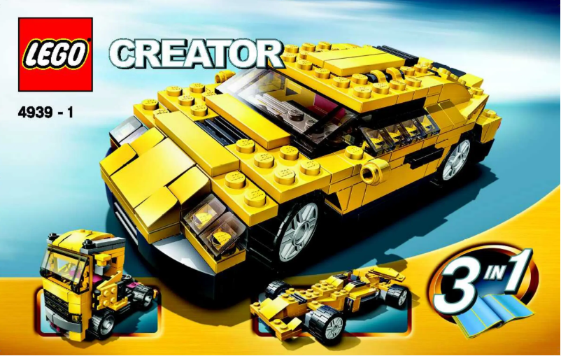 Página 1 del manual Manual de usuario Lego Cool Cars